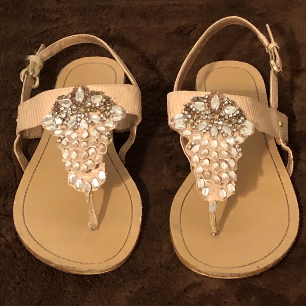 BCBGeneration dressy sandles with stones